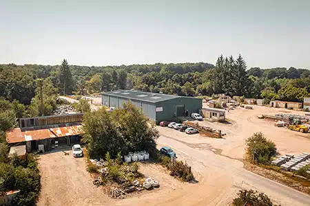 Vue des carrières de Montjoie - Entreprise