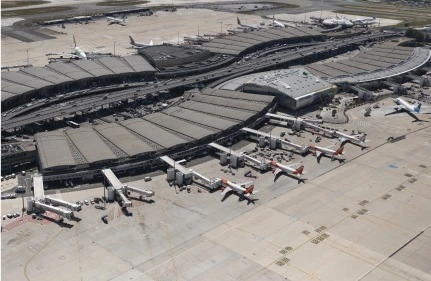 Dallage de l'aéroport Charles-de-Gaulle à Roissy