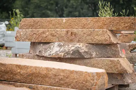 Exemple de réalisation en granit Bleu de Vire